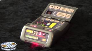 Star Trek Insurrection  Datas Hero Light Up Tricorder Brent Spiner [upl. by Derman]