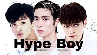 AI COVER  NCT U Jaehyun Taeyong Mark Hype Boy 250 Remix 가사 [upl. by Ttihw602]