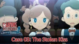 Laytons Mystery Journey 3DS Walkthrough Case 03 The Stolen Kiss HQ No Commentary [upl. by Nesaj]