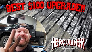 Roll In Truck Bed Liner from Herculiner Here’s My Experience… [upl. by Ellinger]