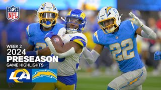 Los Angeles Rams vs Los Angeles Chargers  2024 Preseason Week 2 Game Highlights [upl. by Niehaus]