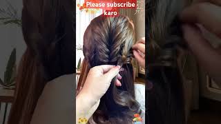 Beautiful hairstyles for girls youtubeshorts ♥️♥️ [upl. by Anytsyrk]