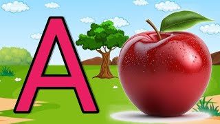 a for apple b for ball c for cat d for dogWale video song3D ABCD animation video [upl. by Aihsotan]