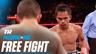 Manny Pacquiao vs David Diaz  FREE FIGHT [upl. by Adele]