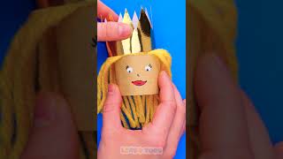 Dont throw Trash Around 🥹 Lets Make a DIY Doll 🧚 diy kidsvideo [upl. by Kammerer890]