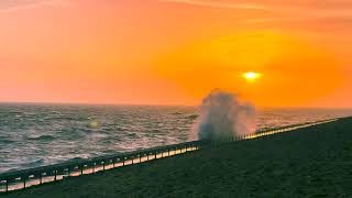 Samphire Hoe  Storm Bert 24112024 [upl. by Garin356]