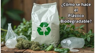 Cómo se Fabrica el Plástico Biodegradable Alternativas Ecológicas [upl. by Sanferd850]