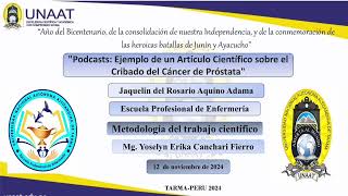 podcast ejemplo de un artículo científico sobre el cribado del cáncer de próstata [upl. by Nenad621]