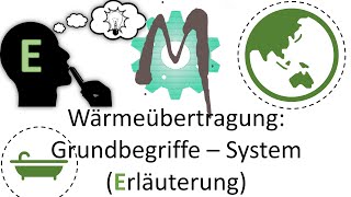 11 Wärmeübertragung Grundbegriffe System  Erläuterung [upl. by Nnorahs]