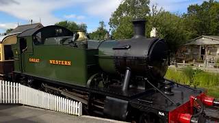 South Devon Railway  Totnes to Buckfastleigh by steam railway [upl. by Aleyam]