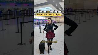 Suitcase vs Backpack What’s Best For a Flight [upl. by Ileek]