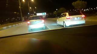 FIAT PALIO 13 MULTIJET 70 HP VS AUDI A3 16 TDI 105 HP DSG [upl. by Maxia]