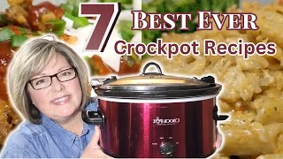 7 BEST EVER CROCKPOT RECIPES  EASY SLOW COOKER RECIPES FOR FALL  DUMP AND GO WEEKNIGHT DINNERS [upl. by Yrruc]