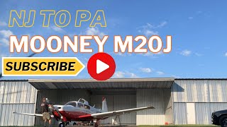 Mooney M20J New Jersey to Lancaster PA [upl. by Analli]