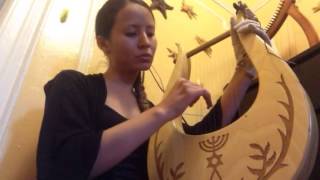 Hatikvah  The Hope  Israels National Anthem lyre harp arpa lira [upl. by Xino]