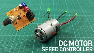 How To Make DC Motor Speed Controller Circuit DIY PWM Motor Controller [upl. by Ffej]