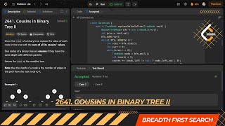 LEETCODE DAILY QUESTION 2641  Cousins in Binary Tree II Is Kabir Coding codingquestion leetcode [upl. by Talanta]