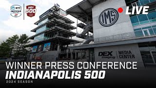 NTT INDYCAR SERIES PostRace Press Conference  108th Indy 500 [upl. by Alvin]