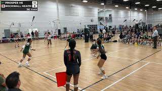 Prosper vs Rockwall Heath  2024 Texas Classic Freshman Volleyball Tournament  Day 1 [upl. by Levitus724]