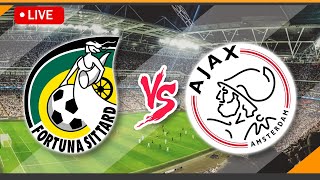 🔴 LIVE Streaming Fortuna Sittard VS AFC Ajax Live Match Score  Netherlands Eredivisie [upl. by Laehcimaj925]