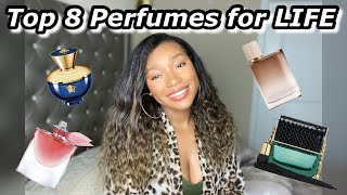 Top 8 Perfumes for LIFE 4 Seasons Day amp Night  TAG  Perfume Collection [upl. by Wyn]