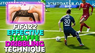 TURN QUICKER with this DRIBBLING TECHNIQUE in FIFA 22  FIFA 22 STRAFFE DRIBBLING TUTORIAL [upl. by Erlinna944]