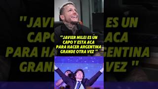 ALEX CANIGGIA LLENO DE ELOGIÓ AL PRESIDENTE MILEI mileipresidente javiermilei argentina [upl. by Hernando]