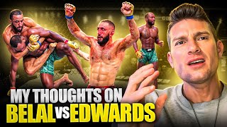 Belal Muhammad vs Leon Edwards Fight BREAKDOWN [upl. by Arrat483]