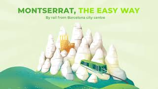 Montserrat the easy way  Travel by rail from Barcelona city centre [upl. by Atinahc]