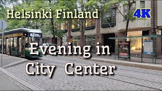 Exploring Helsinki City Center in the evening What You Dont Want to Miss 4K helsinki finland [upl. by Andersen]