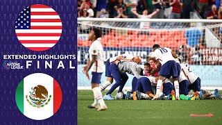 USA vs Mexico Extended Highlights  Concacaf Nations League Final  CBS Sports Golazo [upl. by Averat]