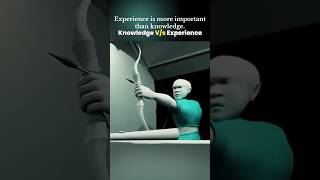 Experience is more important than knowledge experience knowledge [upl. by Merrick]