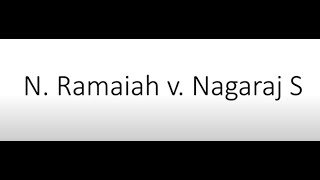 N Ramaiah v Nagaraj S 2001  Meaning of Transfer of Property Sec 5  TPA 1882 [upl. by Llyrehc]