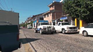 Global Gas Truck with a programmable Car Horn blaring the Call to Post [upl. by Ahtnama]