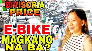 EBIKE DIVISORIA PRICE 🔴 MALAKING BODEGA NG EBIKE [upl. by Hurley]