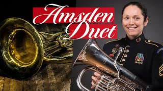 Duet No 70 for Euphoniums by Arthur Amsden  The US Army Field Band [upl. by Namyh]