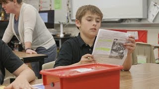 Analyzing Primary and Secondary Sources in a Middle School History Class [upl. by Afatsom761]