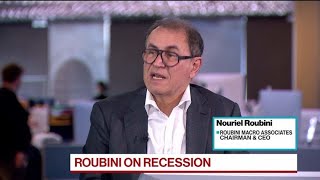 Roubini Sees 25 Drop for SampP 500 in Severe Recession [upl. by Ahsimal]