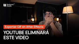 🪄 Cómo exportar GIF en AFTER EFFECTS Actualizado 2023 [upl. by Villada942]