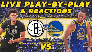 Brooklyn Nets vs Golden State Warriors  Live PlayByPlay amp Reactions [upl. by Abroms]