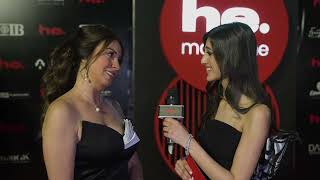 Nermine El Feky at He Magazines Red Carpet event [upl. by Forrester689]