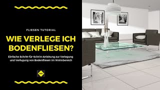 Bodenfliesen im Wohnzimmer oder Schlafzimmer verlegen und verfugen  SAKRET Heimwerker TV [upl. by Alyehs]