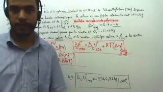 Thermochimie Exercice 3 Part 03 [upl. by Yvi]