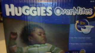 Huggies OverNites Diaper Review [upl. by Eelrihs]