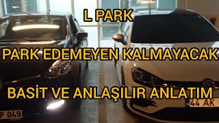 İKİ ARAÇ ARASINA DİKEY PARK L PARK [upl. by Airdnat]