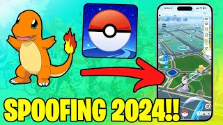 Pokemon GO Spoofing iOS amp Android  How to Play Pokemon GO Without MovingWalking in 2024 w Joystick [upl. by Ashla]