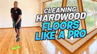 Clean Hardwood Floors Like a Pro in 5 Easy Steps [upl. by Auoh]