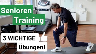 Seniorentraining  3 wichtige Übungen um Vital zu bleiben  Das BESTE Seniorentraining auf YouTube [upl. by Gessner]