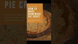 Homemade Pie Crust  Sweet or Savory Pie Crust Recipe [upl. by Nehemiah717]