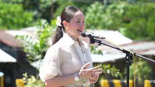 Mayor Lucy Torres Gomez  Family Sculpture Unveiling  76th aldlaw sa Ormoc [upl. by Oicirbaf838]